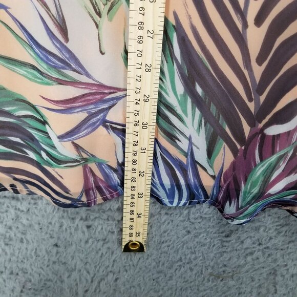 Show Me Your Mumu Dress Womens Small Gomez Pink Tropical Trapeze Halter Mini - Picture 3 of 11